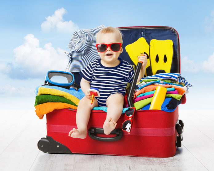 Bébé vacances, ©123 RF Bébé vacances