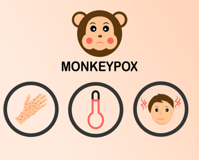 Dessins sur les symtômes du Monkeypox
