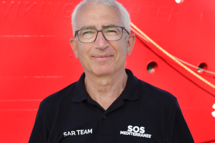 François Thomas, président de l’association SOS Méditerranée. © David Orme / SOS MEDITERRANÉE