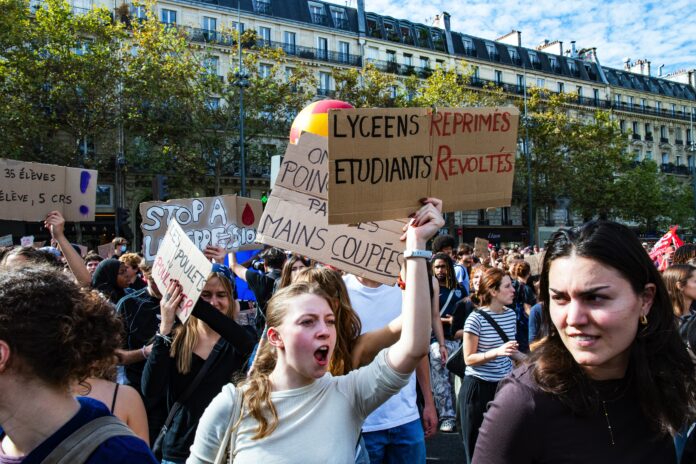 Manifestation lycéennes